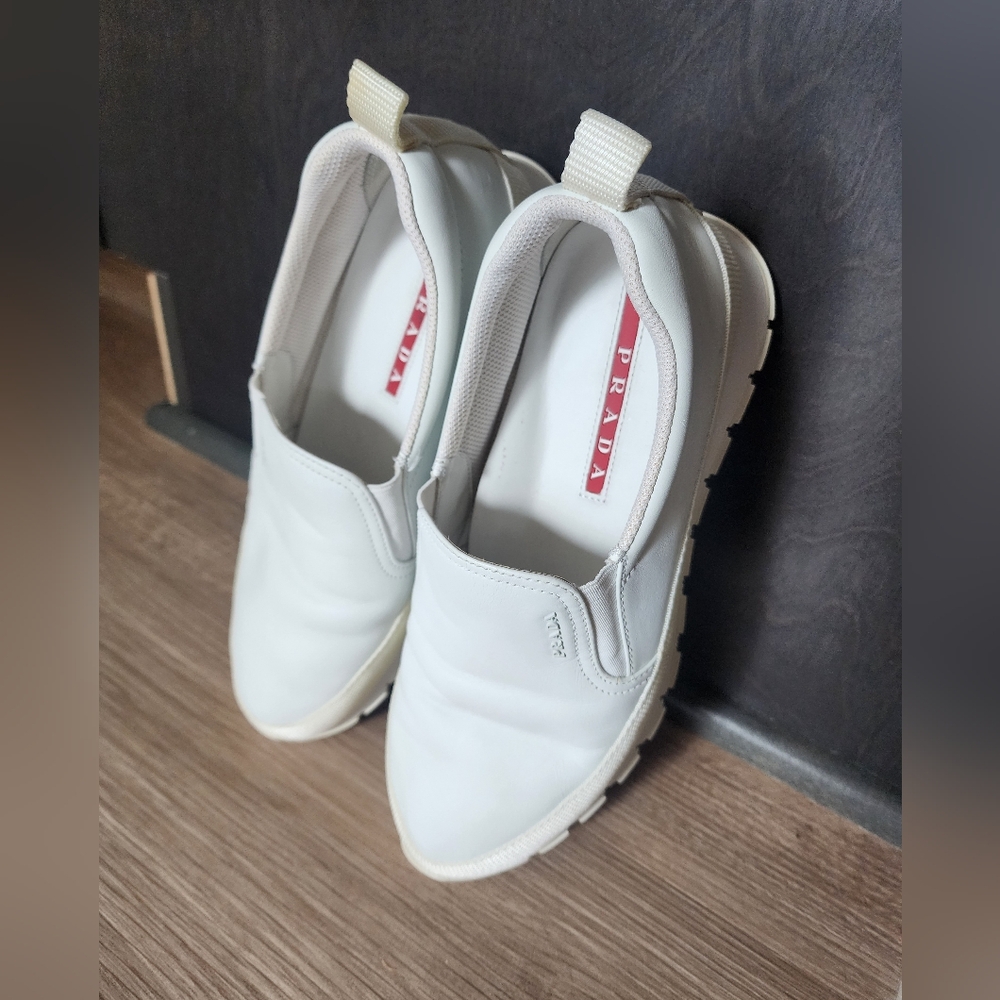 Authentic Prada Slip-On Sneakers